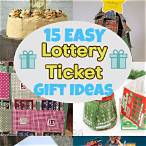 cute lottery ticket gift ideas